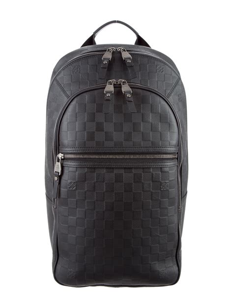 louis vuitton damier infini backpack|louis vuitton checkered backpack.